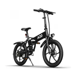 ADO A20 sklopivi električni bicikl - crni