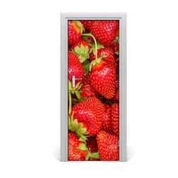 tulup.si Samolepilni tapete na vratih Jagode 85x205 cm