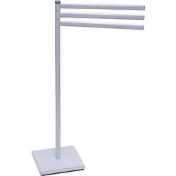 Tendance Držač peškira metalni sa 3 nosača Bela