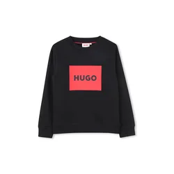 HUGO pulover otroški z bombažem