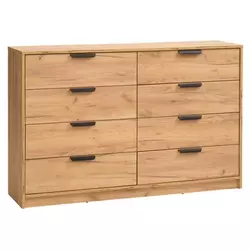 Komoda JENSLEV 4+4 fioke hrast