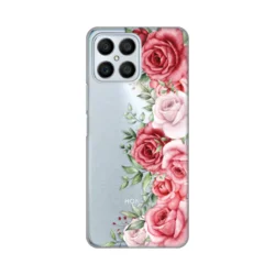 Torbica Silikonska Print Skin za Honor X8 Wild Roses
