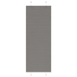 Plisirana roleta antracit 75x200 cm širina tkanine 74,4 cm