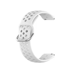 BStrap Silicone Dots pašček za Garmin Venu 2S, white