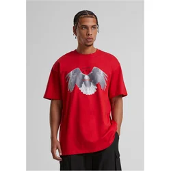 Mens T-shirt Sick Eagle Heavy Oversize red
