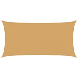 Jedro za zaštitu od sunca 160 g/m2 pravokutno pijeska 3x6m HDPE