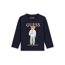 Guess Bluza N6YI06 K3794 Mornarsko modra Regular Fit