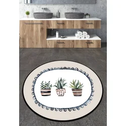 Lessentiel Maison Kupatilski otirač Guipure, 100cm, Bež-beli