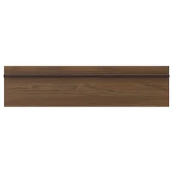 STENSTA Ličnica, temno rjava jesenov furnir, 80x20 cm