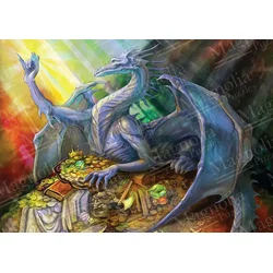 Magnolia - Puzzle Blue Dragon in Treasure MINI - 1 500 kosov