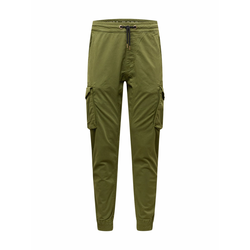 ALPHA INDUSTRIES Kargo hlače, zelena