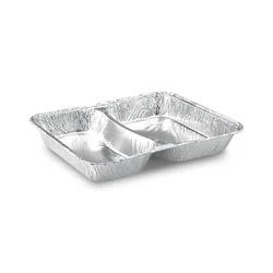 Posoda za meni (ALU) 2-delna 227 x 177 x 30 mm 810 ml [100 kos]