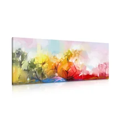 Slika abstraktna narava - 80x40