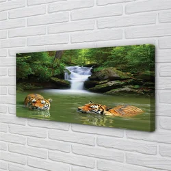 tulup.si Slika na platnu Slap tigri 120x60 cm