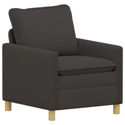 Vidaxl Kavč Temno siva 76 x 81 x 87,5 cm Blago