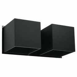 Sollux SL.0657 - Zidna svetiljka QUAD 2xG9/40W/230V crna