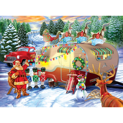 Sunsout - Puzzle Christmas Campers - 1 000 kosov