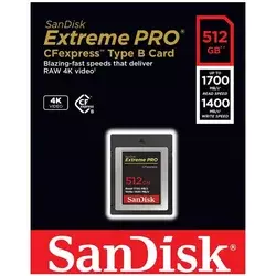 SANDISK kartica CFexpress 512gb Extreme Pro 1700/1400mb/s