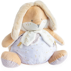 Zajček Doudou White s prostorom za shranjevanje pižame 38 cm