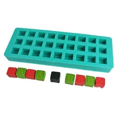 Silikonski kalup ČRKE ABECEDE KOCKE