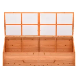 Rastlinjak iz lesa 180x57x62 cm