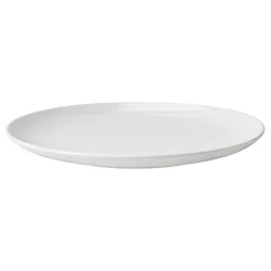 GODMIDDAG Krožnik, bela, 26 cm