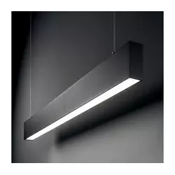 Ideal Lux - LED luster na sajli STEEL LED/29W/230V 4000K CRI 90 120 cm crna