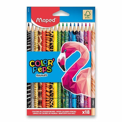 DRVENE BOJICE MAPED COLOR`PEPS ANIMALS 1/18