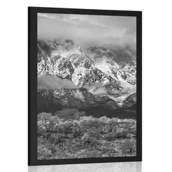 Plakat edinstvena gorska pokrajina - 60x90 white