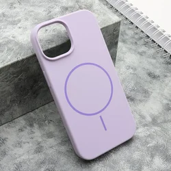 Maska FLEX MagSafe za iPhone 15/ ljubičasta