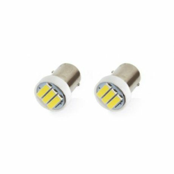 AMIO Avto LED sijalka BA9S 12V 7020 3LED 5600K 2 kosa