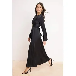 Trendyol Modest Ženska haljina Tctss26Db00012, Crna