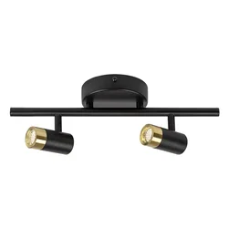 Rabalux Spot lampa Kadir, LED, 6W, 4000K, IP44, Crno-zlatna