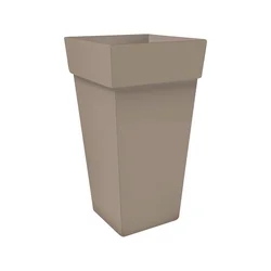 Gardino Saksija Melrose Kvadrat 40X40X50Hc M Moka 30693