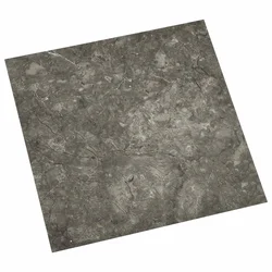 Samoljepljive Pločice za Pod Crna i Siva 30,5 x 30,5 cm 20 kom.