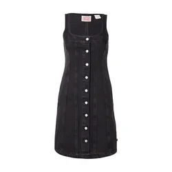 LEVIS  Obleka AUDRA črn denim