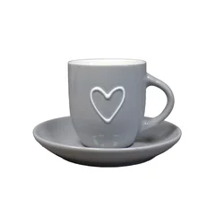 PORCELAN SET ZA KAFU 180ml 6/1 (SRCE/PLA) RXG-N26005C