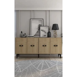 Hanah Home Konzolni sto Fly, 180x82.6x35 cm, Boja hrasta