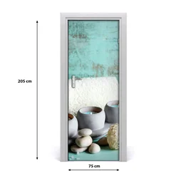 tulup.si Samolepilni tapete na vratih Sveče 75x205 cm