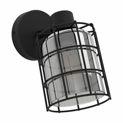 EGLO Spot lampa CONSACA E27 22 cm crna 99711
