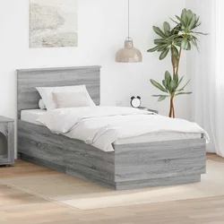 Krevetna konstrukcija Siva sonoma 70 x 190 cm Konstruirano drvo
