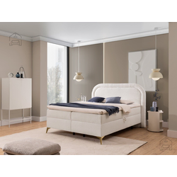 Boxspring postelja Ornes - 200x200 cm