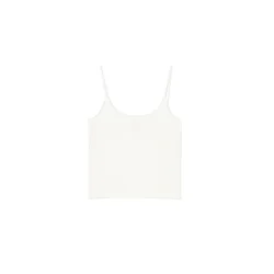 Cropp - Top na bretele - white