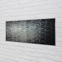 tulup.si Slika na steklu 3d stožci 140x70 cm 2 obešalnika