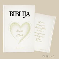 Personalizirana Biblija - Savršen poklon za vjenčanje ili useljenje u novi dom