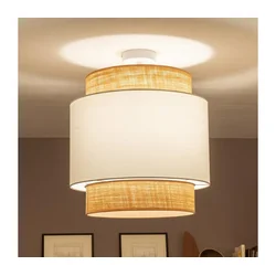 Brilagi - LED plafonski luster CERIA 1xE27/60W/230V prečnik 40 cm bež/bela