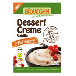 BIOVEGAN desertna krema vanilija, 52g za 250ml