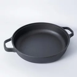 Musashi Tiganj od livenog gvožđa, 39x31x6.6cm, Crni