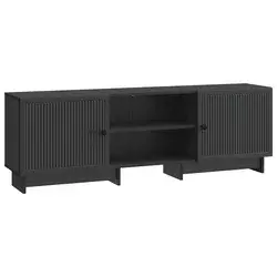 TV ormar Crna 150 x 31 x 50 cm Konstrukcijsko drvo