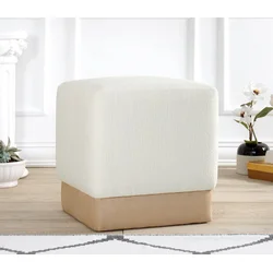 Atelier del Sofa Tabure 45x45x45cm, Krem